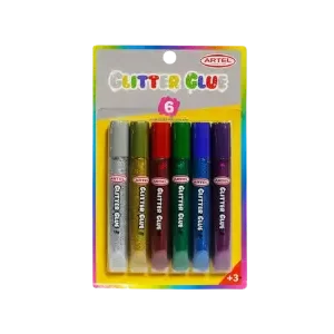 Blister Glitter Glue ARTEL 6 colores 13g
