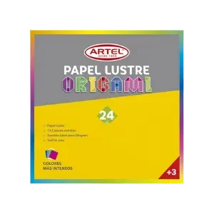 Block Papel Lustre 24 hojas 12 col 16×16