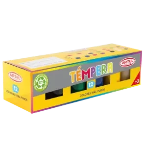 Tempera Artel 12 colores 15 ml
